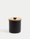 Small Ribbed Storage Jar